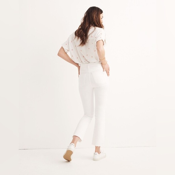 Madewell Cali Demi Boot Jeans: Raw-Hem Edition - Petite - Picture 3 of 8